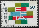 B1284 - Lichtenstein 1967 - stampilat,serie completa