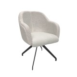 Scaun Dining Rotativ Stofa AURORA S, Metal, 85x60 cm, Elegant, Confortabil, Rezistent, Maxim 130kg