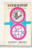bnk cld Calendar de buzunar 1973 Vitrochim Bucuresti