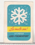 bnk cld Calendar de buzunar 1982 - Loto Pronosport