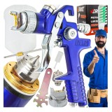 Pistol pentru vopsit H827P 1.4 mm, capacitate rezervor 600 ml, Verke