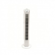 Ventilator tip stalp, alb, Home TWF81, inaltime 80 cm, putere 45 W, 3 viteze