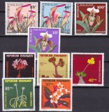 Madagascar 1973/1975 flori MI 691-694/748-752 MNH