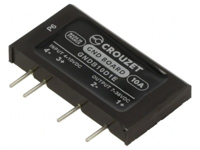 Releu Semiconductor 10A Ucom 4-10VDC Curent Continu foto