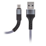 Cablu Date si Incarcare USB la USB Type-C MaXlife MXUC-01, 1 m, Gri