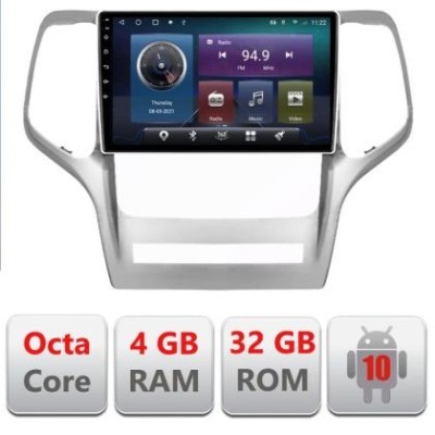 Navigatie Jeep Gran Cherokee 2011-2013 C-grche Octa Core cu Android Radio Bluetooth Internet GPS WIFI 4+32GB CarStore Technology foto