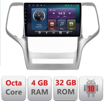 Navigatie Jeep Gran Cherokee 2011-2013 C-grche Octa Core cu Android Radio Bluetooth Internet GPS WIFI 4+32GB CarStore Technology