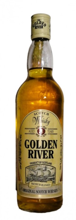 whisky GOLDEN RIVER, , 3 YO, IMP SESI ITALY, cl 70 GR 40 ANII 90/2000