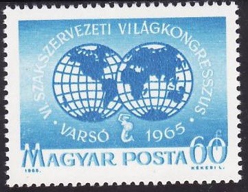 B1673 - Ungaria 1965 - ITU neuzat,perfecta stare foto