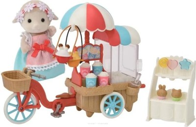 Sylvanian Families - Set Stand Tricicleta pentru Popcorn foto