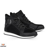 Ghete pentru scuter - motocicleta Urban barbati All Season Ixon model Freaky WP MS culoare: negru/alb (100% waterproof) 40