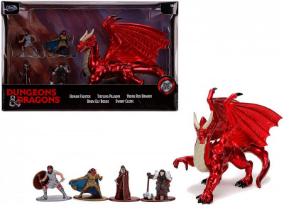 SET 5 NANO FIGURINE DIN METAL DUNGEONS DRAGONS 4 CM SuperHeroes ToysZone foto