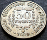 Cumpara ieftin Moneda exotica 50 FRANCI - AFRICA de VEST, anul 2009 * cod 3826 B