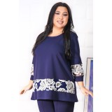 Bluza Eleganta Praga Bleumarin - 52Marimea