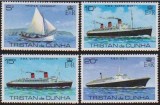 TRISTAN DA CUHNA - 1979 - VAPOR Queen Elizabeth - serie+bloc