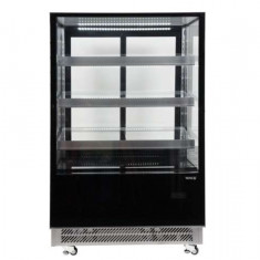 YATO Vitrina frigorifica cu refrigerare 450 W, capacitate 400 L, dimensiuni 900x805x1445 mm