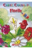 Florile. Carte de colorat