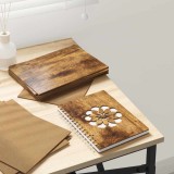 vidaXL Panouri de decor 150 pcs Stejar afumat 15 x 21 x 0.3 cm