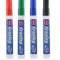 Marker tabla magnetica, reincarcabil, varf rotund 2.8 mm, set 4 culori