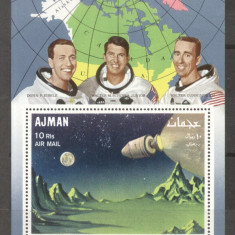 Ajman 1968 Space Apollo 7 perf. sheet Mi.B67A MNH DA.108