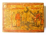 Rara! Cutia milei/caseta de caritate din lemn pentru colectarea de fonduri a bisericii misionare din anii 20,dimensiuni:107 x 75 mm,grosime=23 mm