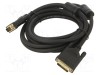 Cablu DVI-D Dual Link 3m PVC VCOM