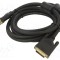 Cablu DVI-D Dual Link 3m PVC VCOM