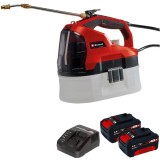 Einhell GE-WS 18/35 Li PXC + Twinpack + 4514095 - Pulverizator 2.5 bar 3.5 l + Set 2 acumulatori si incarcator Li-Ion 18 V 4 Ah