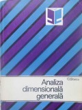 ANALIZA DIMENSIONALA GENERALA-C.I. STAICU