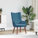 VidaXL Fotoliu de relaxare albastru 63 x 67 x 94 cm Catifea
