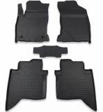 Covorase Cauciuc Premium Stil Tavita Toyota Hilux 8 2015-2023 Seintex, Fara Miros, Negre