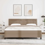 Cumpara ieftin Pat cu arcuri Cappuccino 180 x 200 cm Piele artificiala