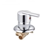 Baterie mixer dus incastrata SLT-02, prindere filet 1/2, finisaj cromat, design minimalist