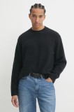 Abercrombie &amp; Fitch pulover barbati, culoarea negru, KI120-4191