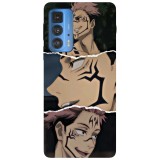 Husa compatibila cu Motorola Edge 20 Lite model Ryomen Sukuna Jujutsu Kaisen, Silicon, TPU, Viceversa, Transparent, Carcasa