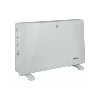 Convector electric Rosberg, 2500 W, 3 trepte de putere, TURBO, termostat reglabil, freestanding, Alb foto