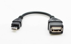 Cablu Otg &ndash; Micro Usb Tata , 10cm