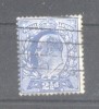 Great Britain 1902 King Edward VII, Mi.107B, perf. 15:14, used AM.073, Stampilat