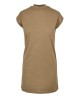 Rochie Dama Urban Classics Kaki, Scurta, Guler Inaltat, Bumbac 100%, Marimea L
