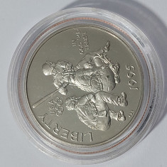 Moneda jumatate de dolar 1995-S baseball Atlanta USA(50)