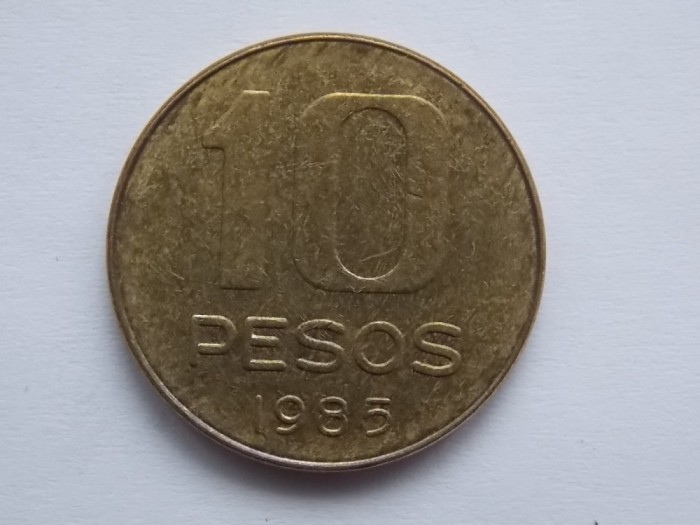 10 PESOS 1985 ARGENTINA