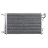 Condensator climatizare AC Kia Cerato 08, motor: 1.5 Crdi, 1.6, 2.0, 2.0 Crdi, Condensator cu uscator integrat, 595x636x16, Koyorad, miez si