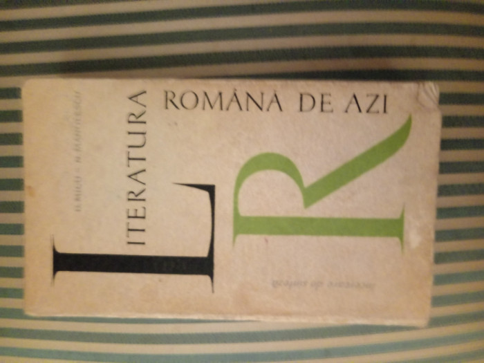 Nicolae Manolescu Literatura Romana de Azi, volum de debut, 1964