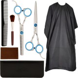 Set de coafura Foarfece Subtierea Pieptene Cape Husa 7in1