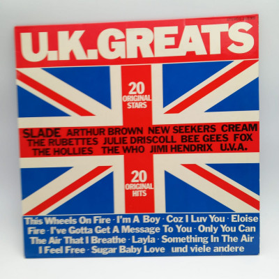 various - U.K. GREATS vinyl LP Polydor VG+ / VG+ The Who Jimi Hendrix Slade foto