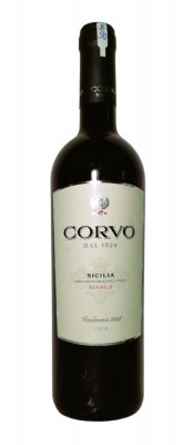 B 50 - vin ALB CORVO. VIN DI SICILIA, I.G.T. recoltare 2008. CL 75, GR 11,5 foto