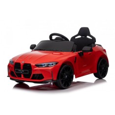 Masinuta electrica pentru copii, Bmw M4 90W 12V 7Ah, roti EVA, scaun tapitat, rosu