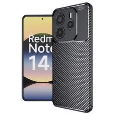 Husa Xiaomi Redmi Note 14 5G Techsuit CarbonFiber, negru foto