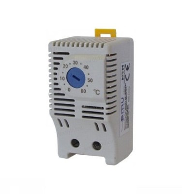 Termostat pe sina de racire contact NO 0-60 grade 10A IP20 foto
