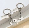 Set brelocuri pentru cuplu , Design piese puzzle cu , zLove,